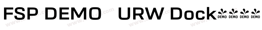 FSP DEMO   URW Dock字体转换